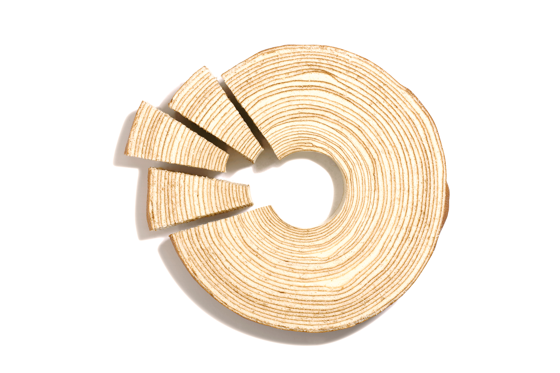 Sękacz Królewski 800 g bez opakowania – 1 większy fragment sękacza w kształcie krążka – prezentacja produktu 2_2